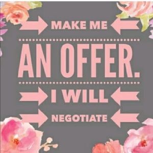 Make me a offer I will negotiate